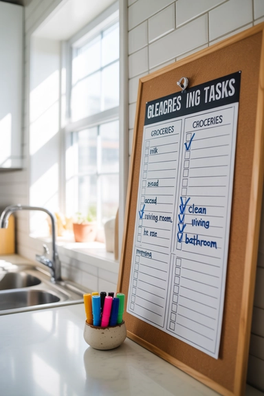 Cheap Life Organizing Ideas That Use Checklists for Repetition