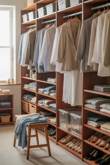 Small Walk-In Closet Ideas That Stay Organized Long-Term