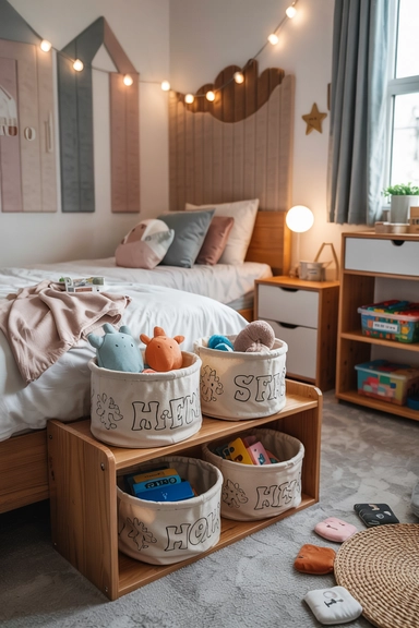 22 Smart Ways to Organize With Cheap Baskets That Instantly Reduce Clutter 22 KIDS ROOM SMALL ITEM BASKETS