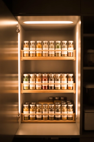 Keep Frequently Used Spices in a Compact Zone