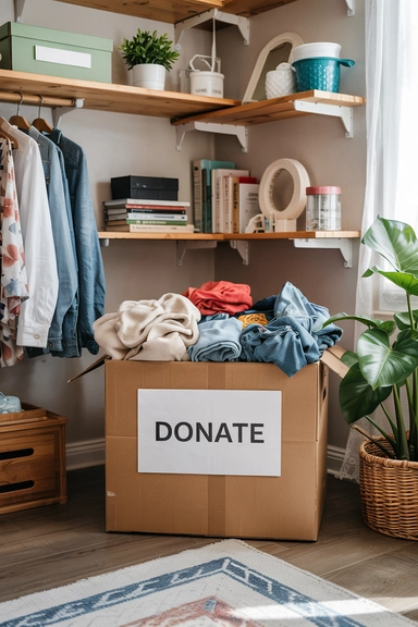 MONTHLY DECLUTTER CORNER HACK