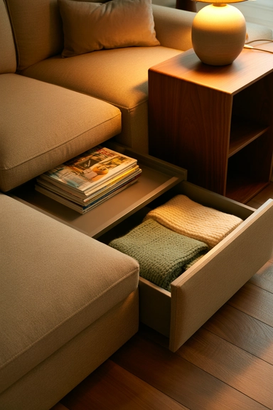 Under-Furniture Micro Storage Solutions
