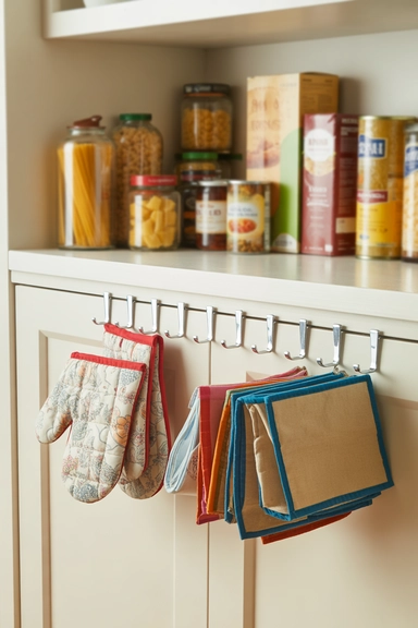 22 Dollar Store Pantry Organizing Ideas That Reduce Daily Clutter 22 Adhesive Shelf Hooks for Lightweight Tools