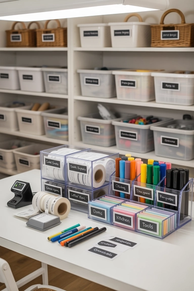 Dollar Store Label Stations That Maintain Long-Term Order