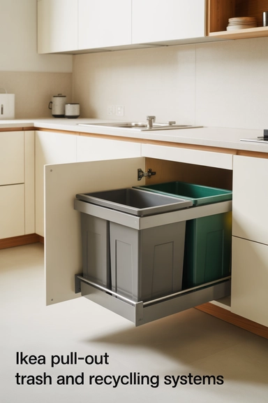 IKEA Pull-Out Trash and Recycling Systems