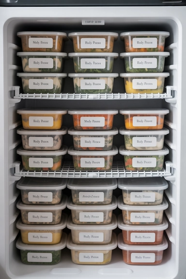 Meal Prep Freezer Stations for Ready Portions