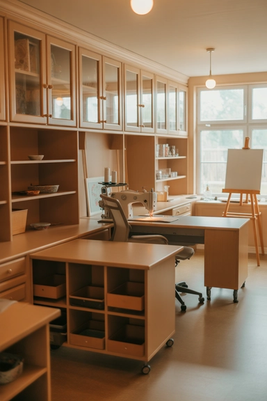 22 Smart Craft Room Layout Ideas That Make Small and Large Spaces Work Better 23 22. Layouts That Make the Room Feel Finished Not Temporary result