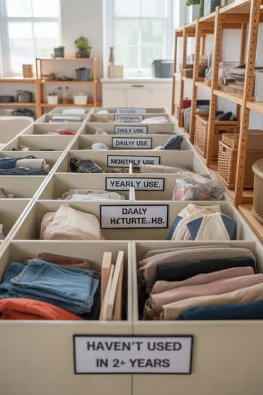 23 Low Budget Home Organizing Hacks for Real Everyday Homes 23 . Use Time-Based Decisions to Remove Lingering Clutter