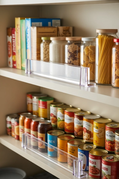 Install Shelf Risers for Vertical Expansion