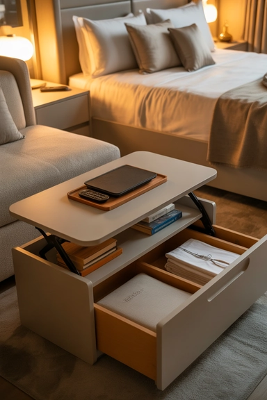 Multi-Functional Furniture for Dual-Purpose Storage