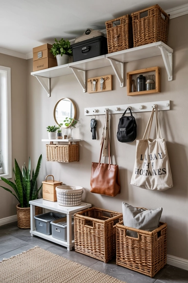 WALL-MOUNTED RAIL STORAGE SYSTEMS