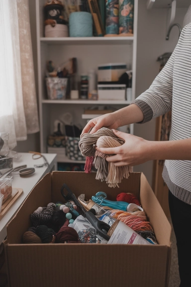 21 Craft Room Declutter Ideas That Actually Work 4 Create Dedicated Craft Zones to Streamline Small Space Decluttering