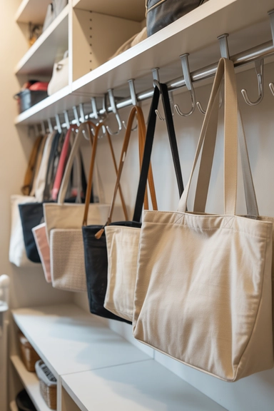 Hanging Storage for Lightweight Bags