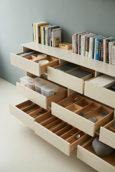 23 Japanese Organization Hacks for Clutter-Free, Intentional Living 4 Reduce Storage Depth to Improve Visibility