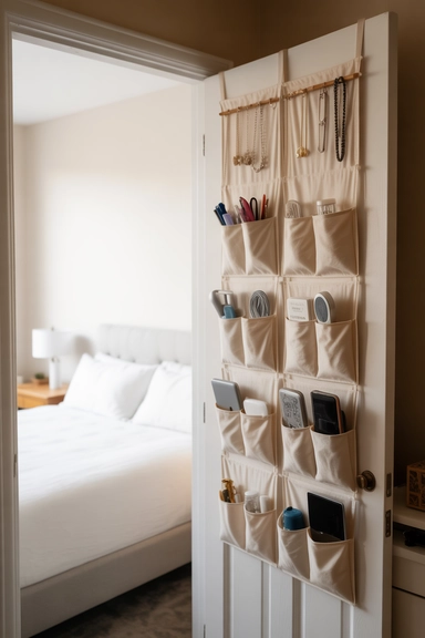 Behind-Door Storage for Overlooked Surfaces
