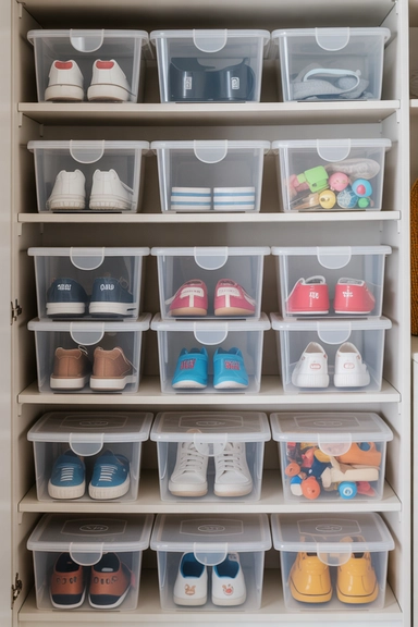 21 Kids Closet Organization Ideas That Keep Toys and Clothes Under Control 5 Clear Containers That Let Kids See What They Own