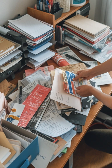 22 Things To Throw Away For Easy Decluttering 5 Random Paper Clutter