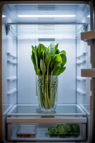 21 Ways to Store Fruits and Vegetables Without Waste 5 Store Leafy Greens Upright