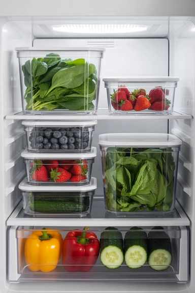 Store Produce in Breathable Containers