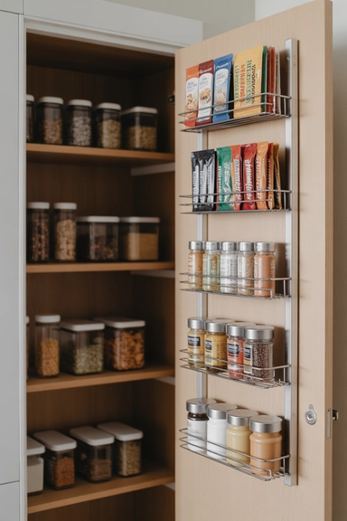 Use Door Storage for Slim Items