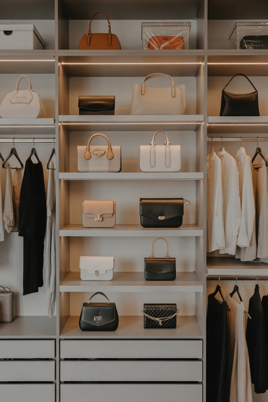 Dedicated Closet Sections for Bag Rotation