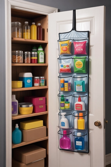  Shoe Organizers Repurposed for Household Supplies