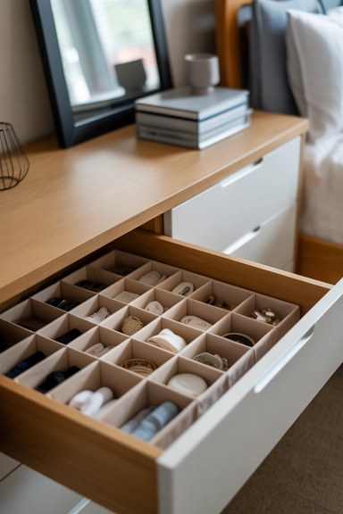 23 Bedroom Organizing Ideas That Reduce Visual Clutter Instantly 6 Drawer Dividers That Prevent Visual Spillover