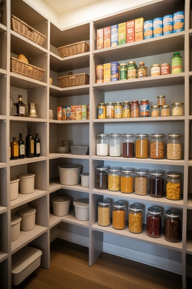 Store Heavy Items on Lower Shelves