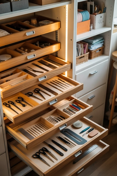 Drawer Systems for Small Craft Tools