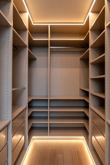 Lighting Choices That Make Small Closets Feel Larger