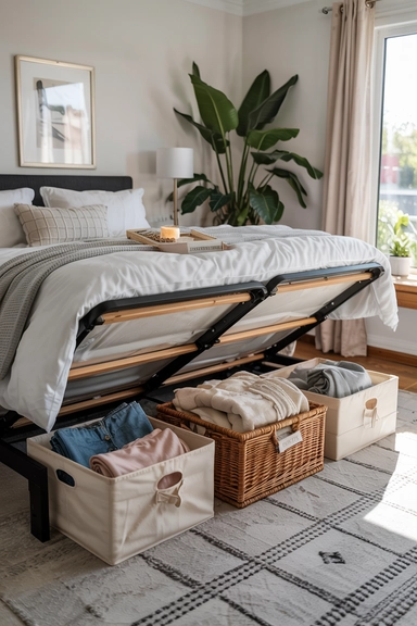 UNDER-BED STORAGE FOR SEASONAL ITEMS