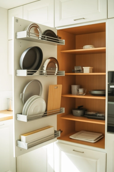 21 IKEA Kitchen Organizing Hacks That Reduce Daily Clutter 7 IKEA Cabinet Door Storage That Uses Hidden Space
