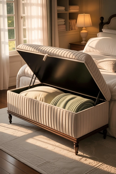 Storage Benches That Combine Seating and Hidden Containment