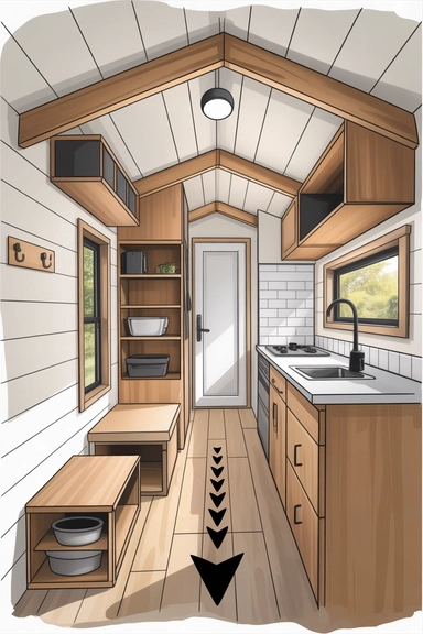 Storage That Follows Natural Movement Paths