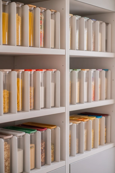 20 Smart Tupperware Organizing Ideas That Stop Cabinet Chaos 7 Vertical Container Storage That Uses Cabinet Height Wisely