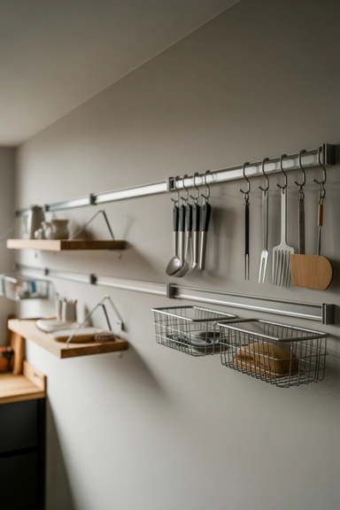 21 Wall Organizer Ideas That Keep Surfaces Clutter-Free 7 Wall Rail Systems for Adjustable Storage