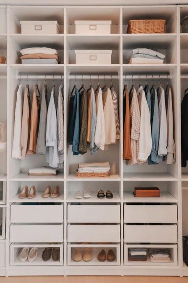 23 Bedroom Organizing Ideas That Reduce Visual Clutter Instantly 8 Closet Layouts That Separate Visible and Hidden Zones
