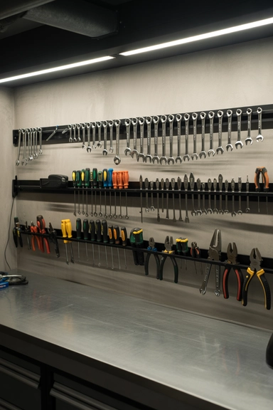 21 Smart Garage Organizing Ideas for a Clutter-Free Space 8 Magnetic Tool Strips for Quick Access