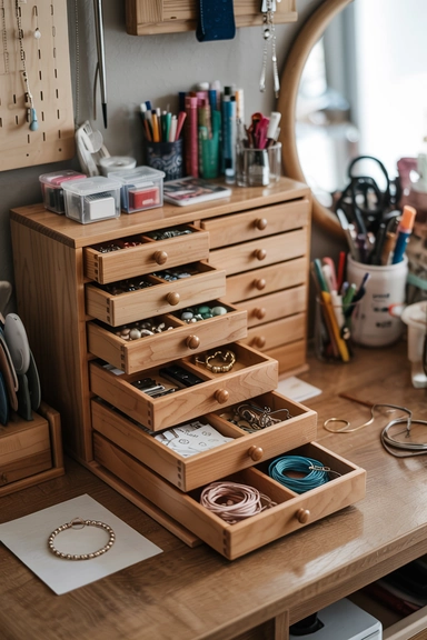 STACKABLE TINY DRAWER UNITS