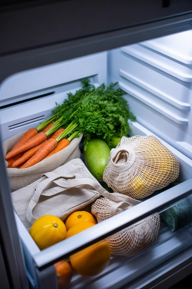 21 Ways to Store Fruits and Vegetables Without Waste 8 Use Breathable Produce Storage Bags
