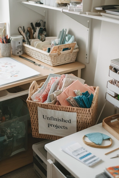 21 Craft Room Declutter Ideas That Actually Work 8 Utilize Vertical Storage to Maximize Compact Spaces
