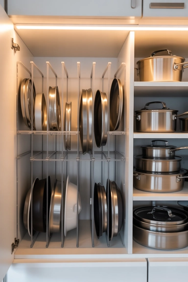20 Smart Tupperware Organizing Ideas That Stop Cabinet Chaos 8 Dedicated Lid Zones That Keep Matching Simple
