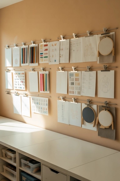 Hanging Project Boards for Work-in-Progress Control