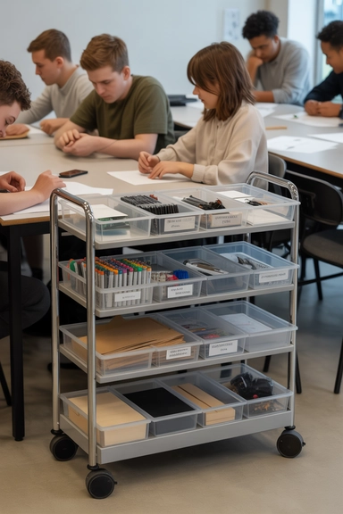 22 Smart Classroom Organization Hacks That Actually Work 8 Mobile Storage That Adapts to Changing Activities