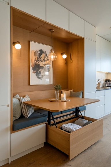 22 IKEA Dining Room Storage Ideas For Real Homes 9 Create a Multipurpose Bench with Underseat Storage