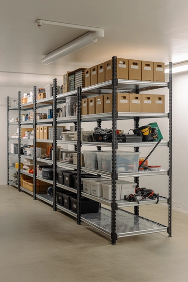Freestanding Storage Racks for Flexible Layouts