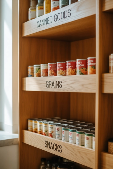 Labelled Shelf Zones for Visual Guidance