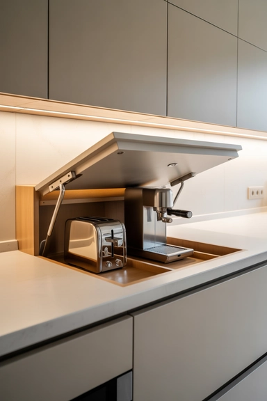 22 Kitchen Storage Ideas That Make Every Space Work Smarter 9 Appliance Garages That Preserve Counter Workspace