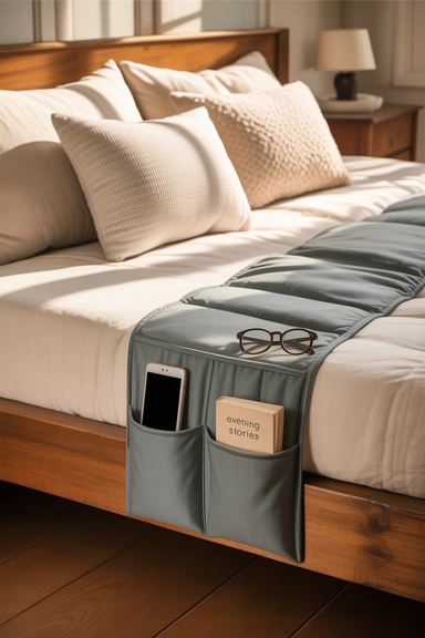 Bedside Caddies That Replace Bulky Nightstands