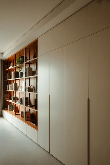 20 Tiny Rental Organization Hacks Designed for Tight Rental Spaces 9 Limit Open Storage to One Visual Plane